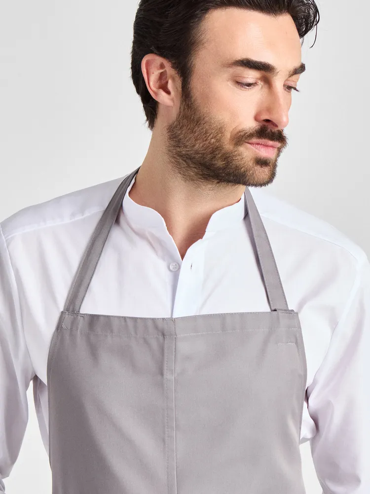 Verona Classic Schlitz Bag - Latzschürze 110 x 75 - pale grey